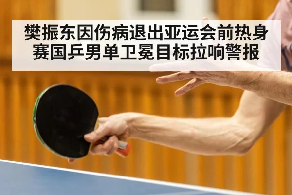 樊振东因伤病退出亚运会前热身赛国乒男单卫冕目标拉响警报